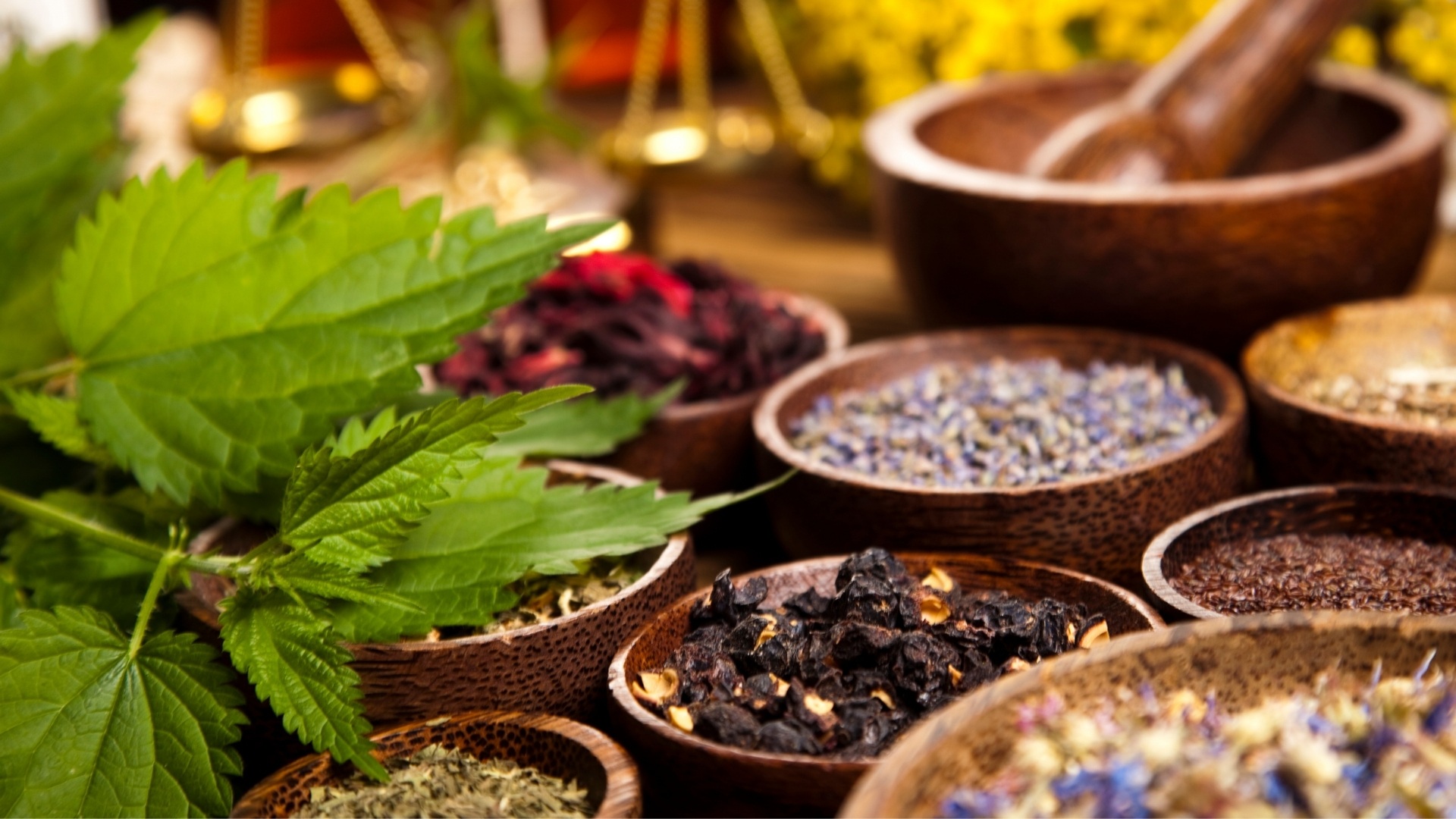 Cretan herbs and treatments from local plants